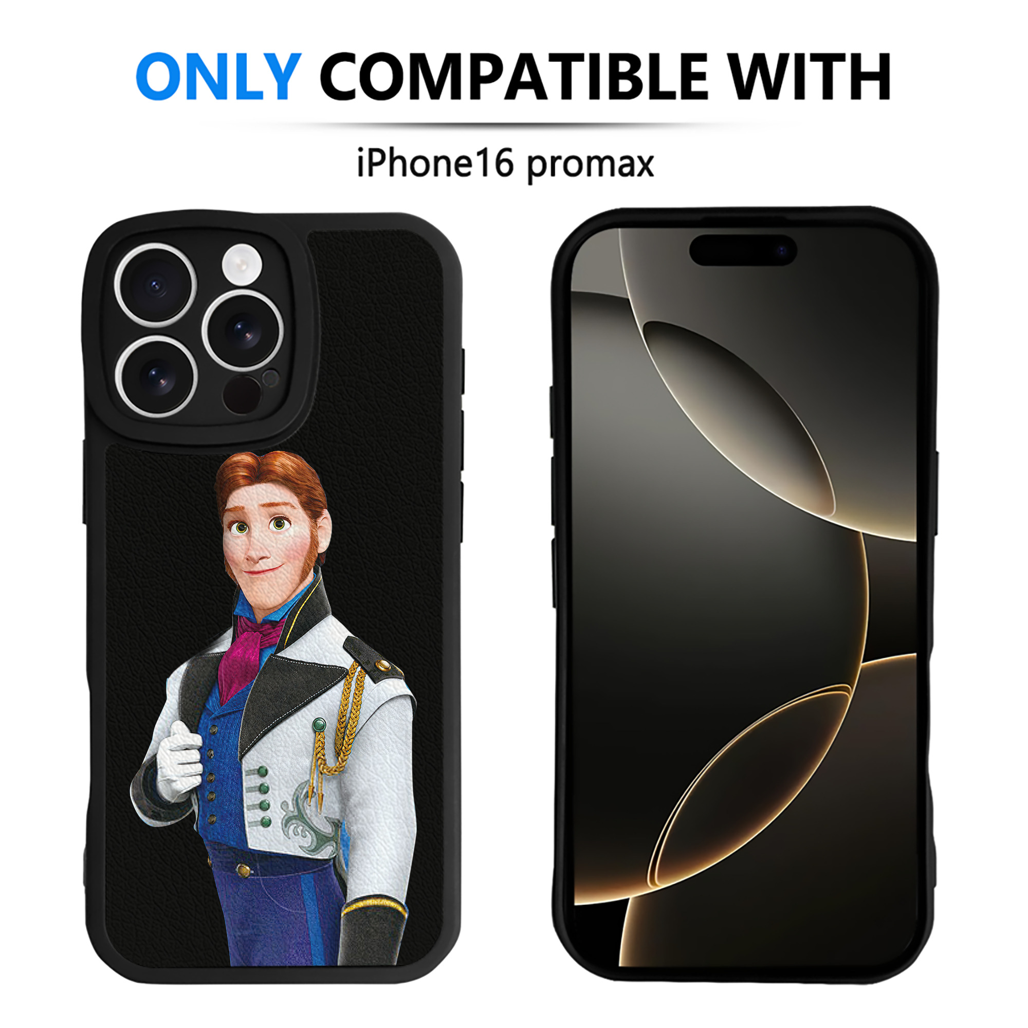 （画像用） アナと雪の女王 アンナ エルサ Frozen Anna Elsa 【iPhone 16シリーズ対応】シリコンスマホケース（レザー調） 材質：シリコン